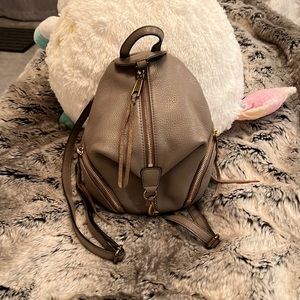 Rebecca Minkoff Mini Julian Gray Leather